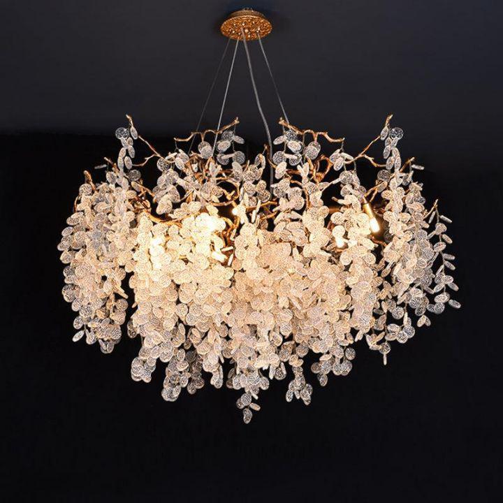 Donna Modern Round Branch Chandelier - Zelno Lighting