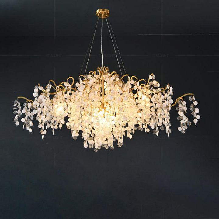 Donna Oval Tree Branch Chandelier - Zelno Lighting