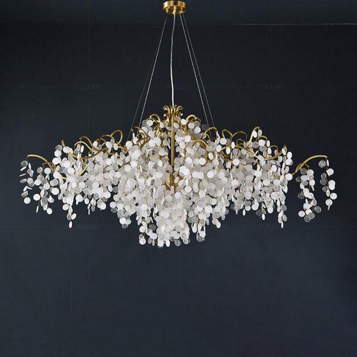 Donna Oval Tree Branch Chandelier - Zelno Lighting