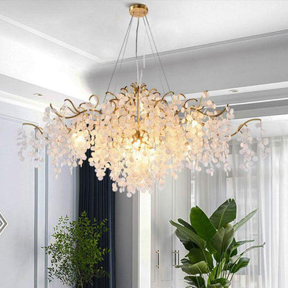 Donna Oval Tree Branch Chandelier - Zelno Lighting