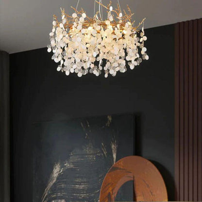 Donna Round Circle Fortune Tree Round Branch Chandelier - Zelno Lighting