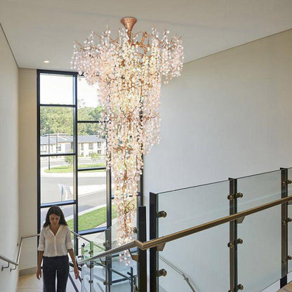 Donna Two-Tier Large Branch Chandelier - Zelno Lighting