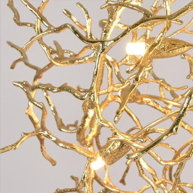 Doris Branch Crystal Chandelier Light - Zelno Lighting