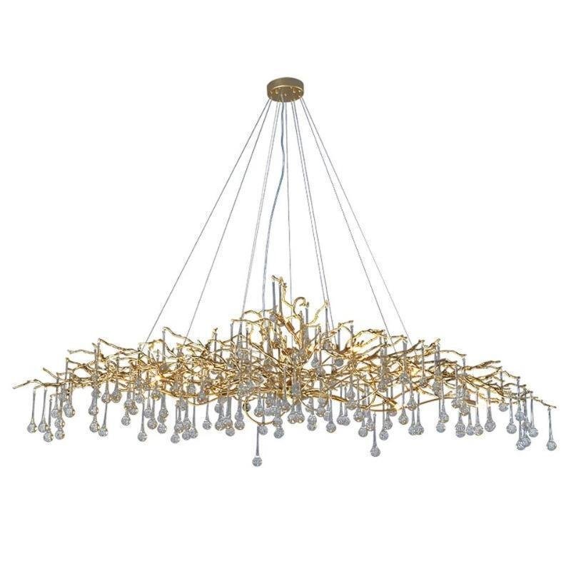 Doris Branch Crystal Chandelier Light - Zelno Lighting