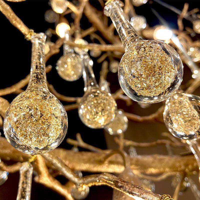 Doris Branch Crystal Chandelier Light - Zelno Lighting