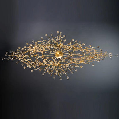 Doris Branch Crystal Chandelier Light - Zelno Lighting