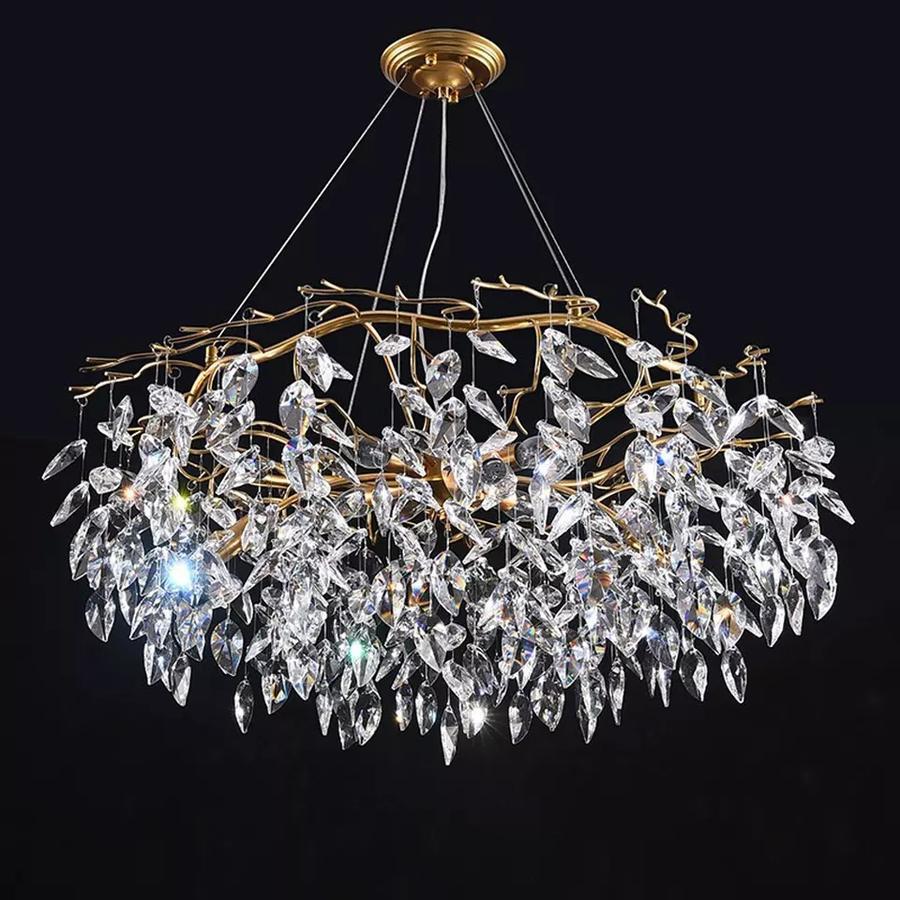 Doris Round Modern Branch Chandeliers - Zelno Lighting