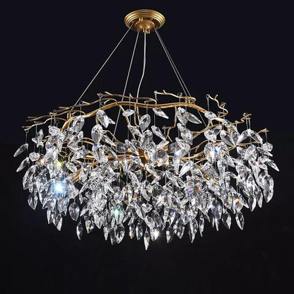 Doris Round Modern Branch Chandeliers - Zelno Lighting
