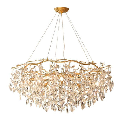 Doris Round Modern Branch Chandeliers - Zelno Lighting