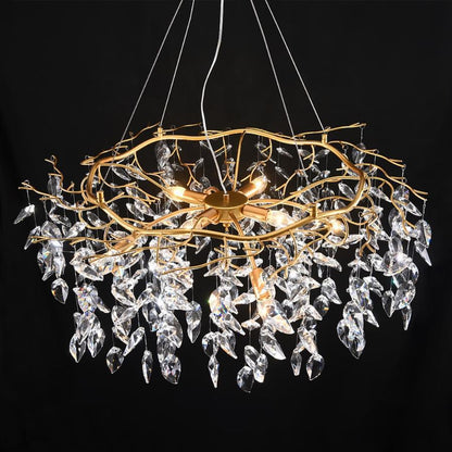 Doris Round Modern Branch Chandeliers - Zelno Lighting