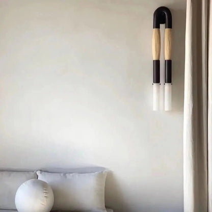 Double Head Antonia Horsehair Sconce - Zelno Lighting