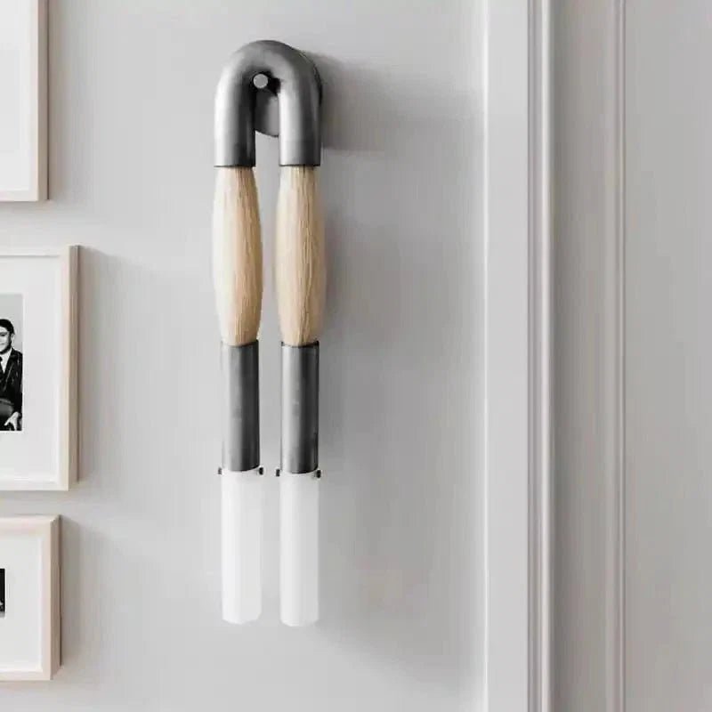 Double Head Antonia Horsehair Sconce - Zelno Lighting
