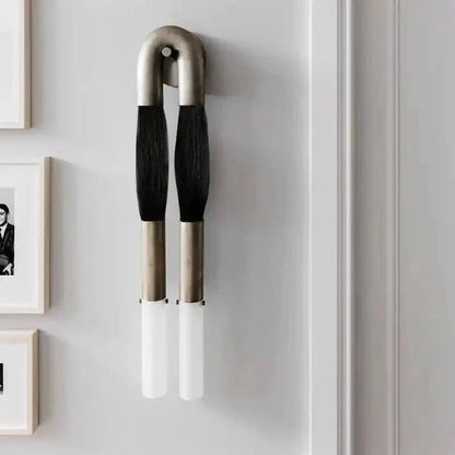 Double Head Antonia Horsehair Sconce - Zelno Lighting