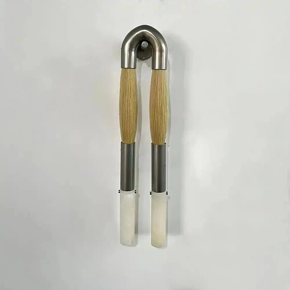 Double Head Antonia Horsehair Sconce - Zelno Lighting