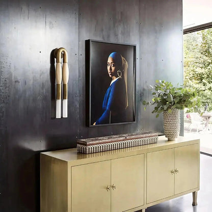 Double Head Antonia Horsehair Sconce - Zelno Lighting