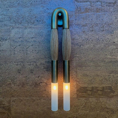Double Head Antonia Horsehair Sconce - Zelno Lighting