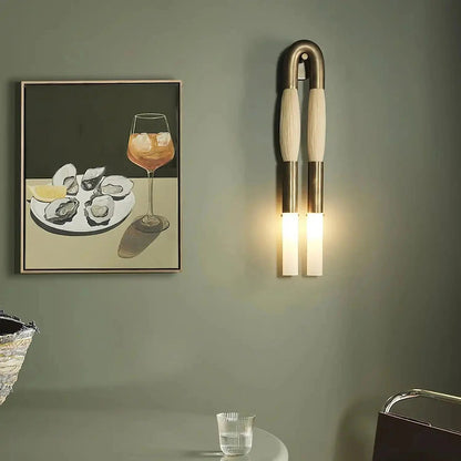 Double Head Antonia Horsehair Sconce - Zelno Lighting