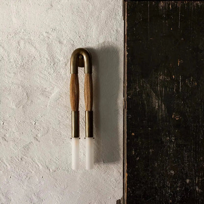 Double Head Antonia Horsehair Sconce - Zelno Lighting