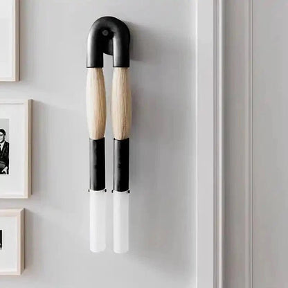 Double Head Antonia Horsehair Sconce - Zelno Lighting