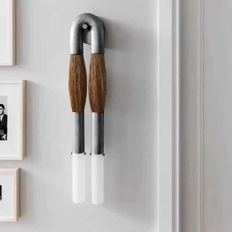 Double Head Antonia Horsehair Sconce - Zelno Lighting