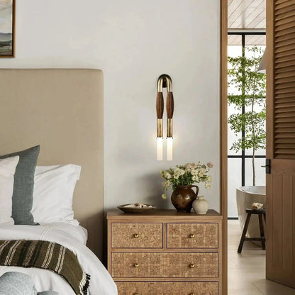 Double Head Antonia Horsehair Sconce - Zelno Lighting