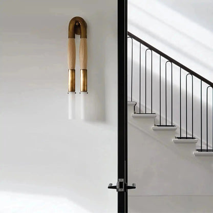 Double Head Antonia Horsehair Sconce - Zelno Lighting