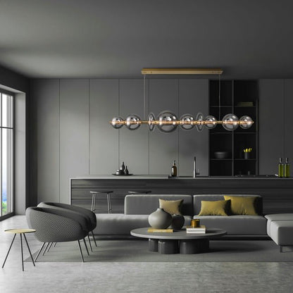 Echelon Linear Chandelier - Zelno Lighting