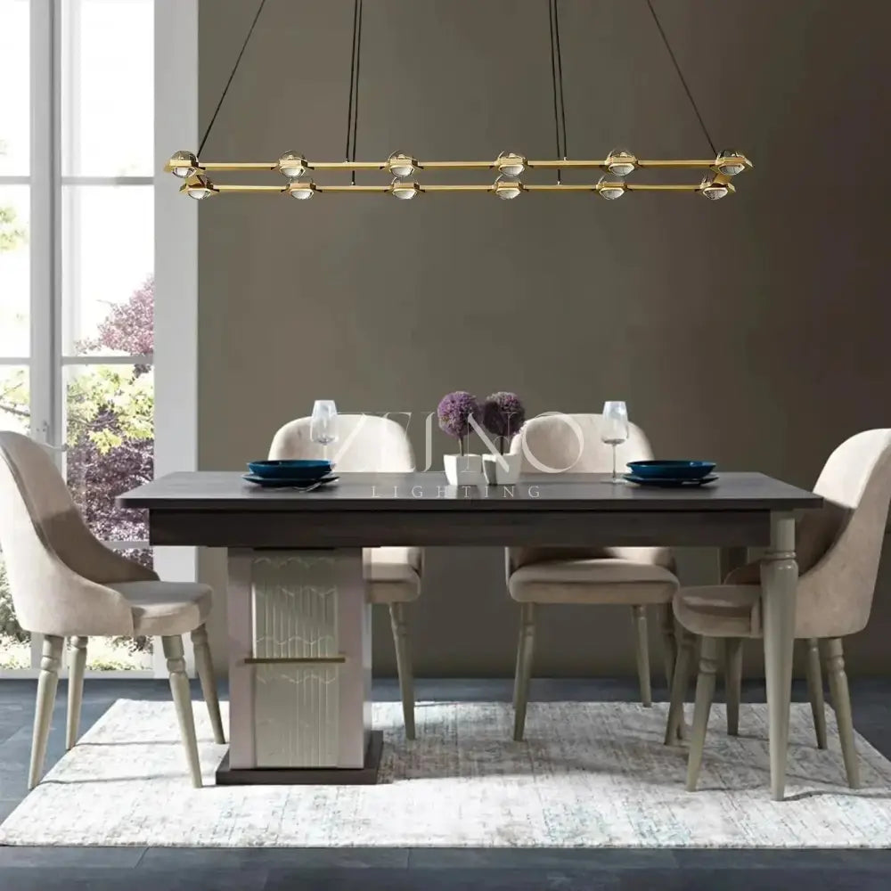 Ecletant Rectangular Chandelier - Zelno