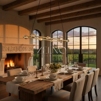 Ecletant Rectangular Chandelier - Zelno