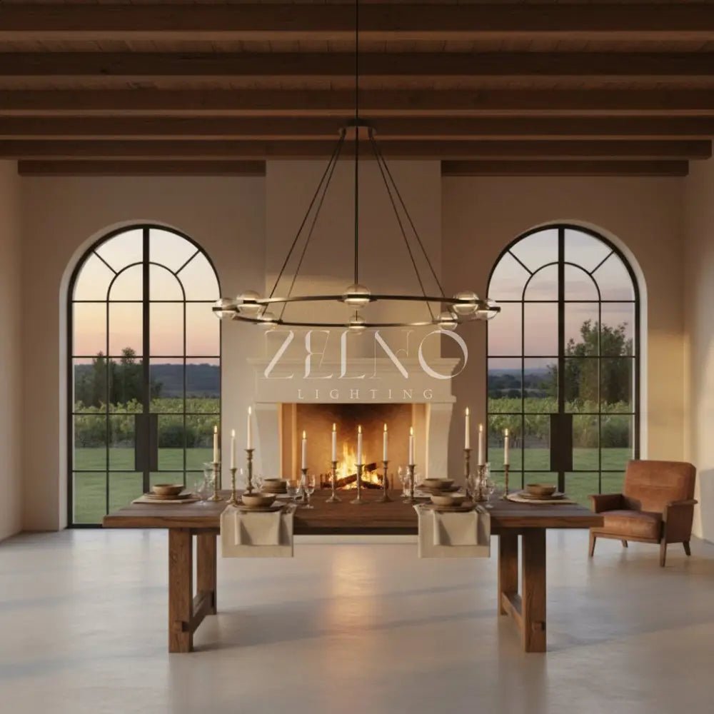 Ecletant Round Chandelier - Zelno