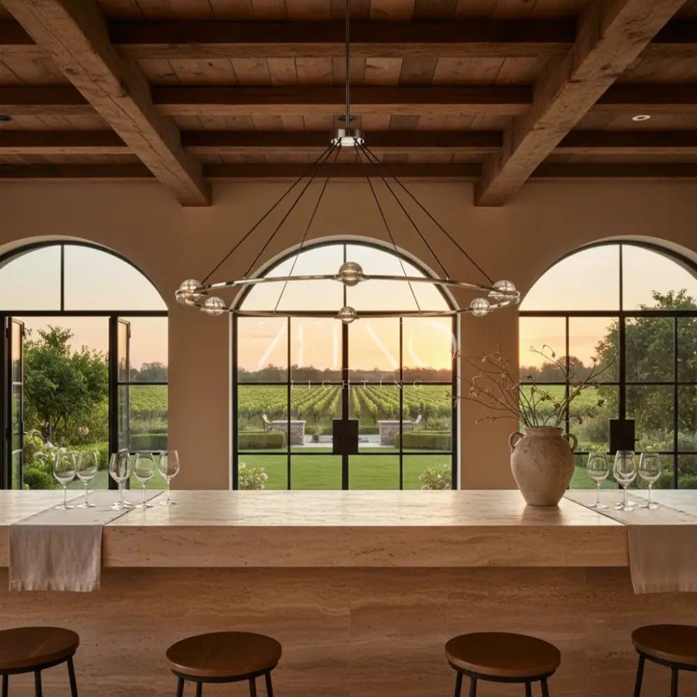 Ecletant Round Chandelier - Zelno