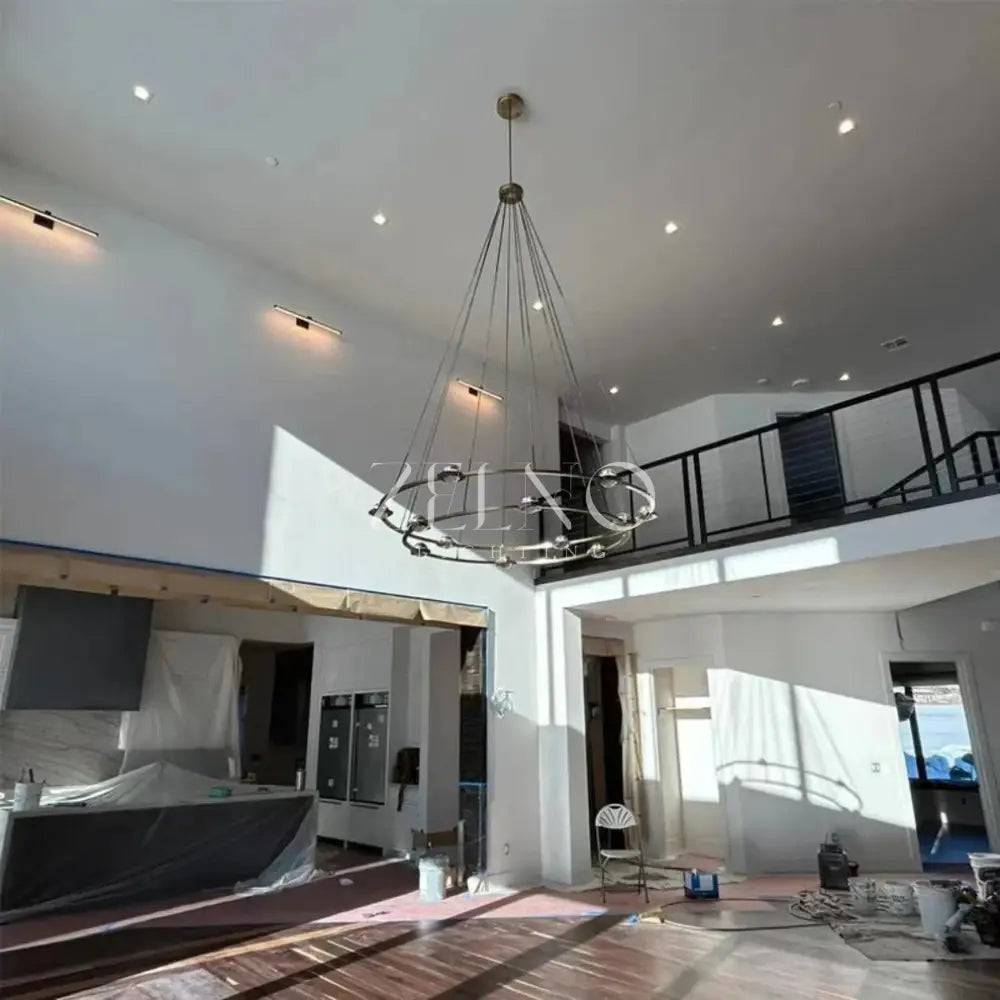 Ecletant Two-Tier Round Chandelier - Zelno