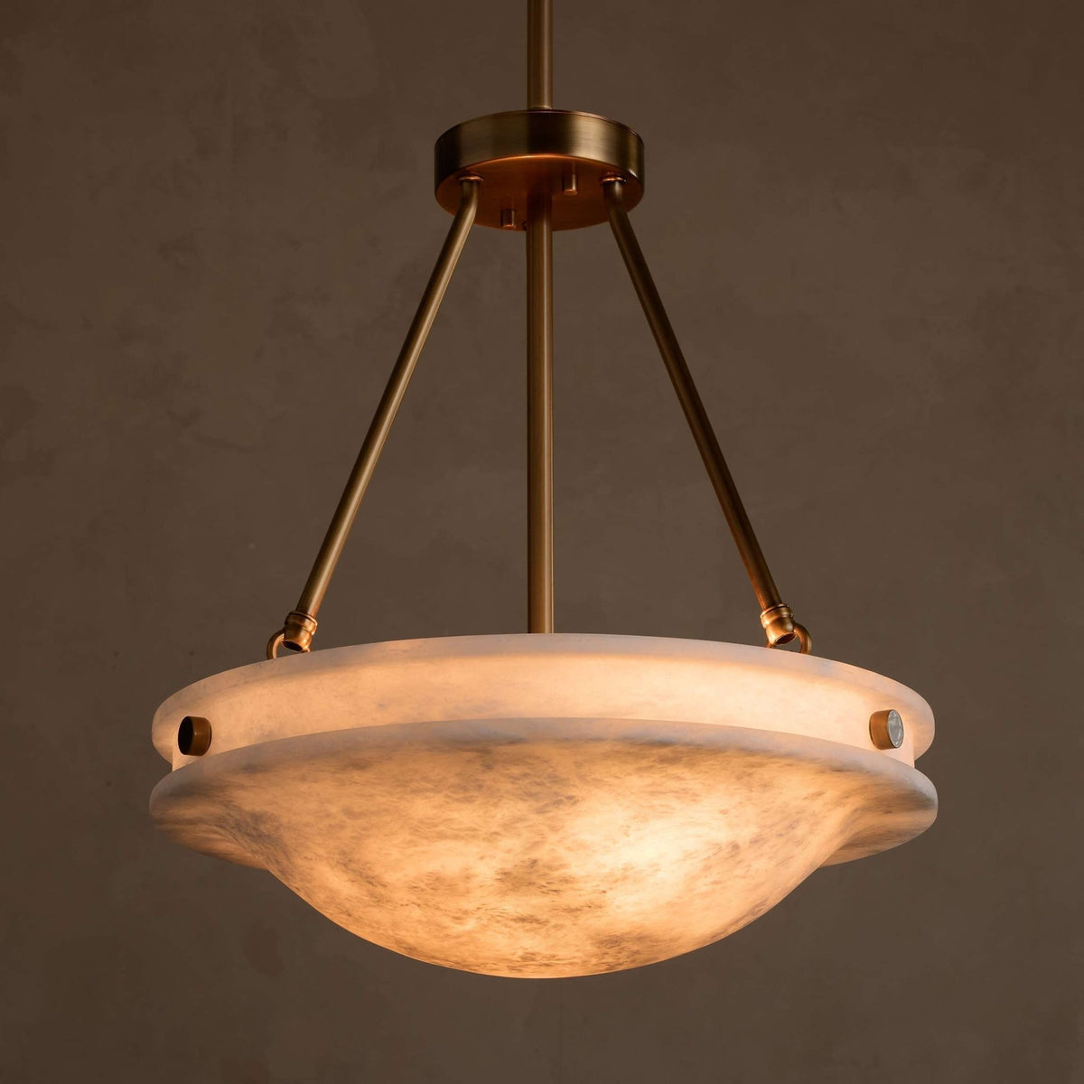Edith Alabaster Stone Pendant Light - Zelno Lighting