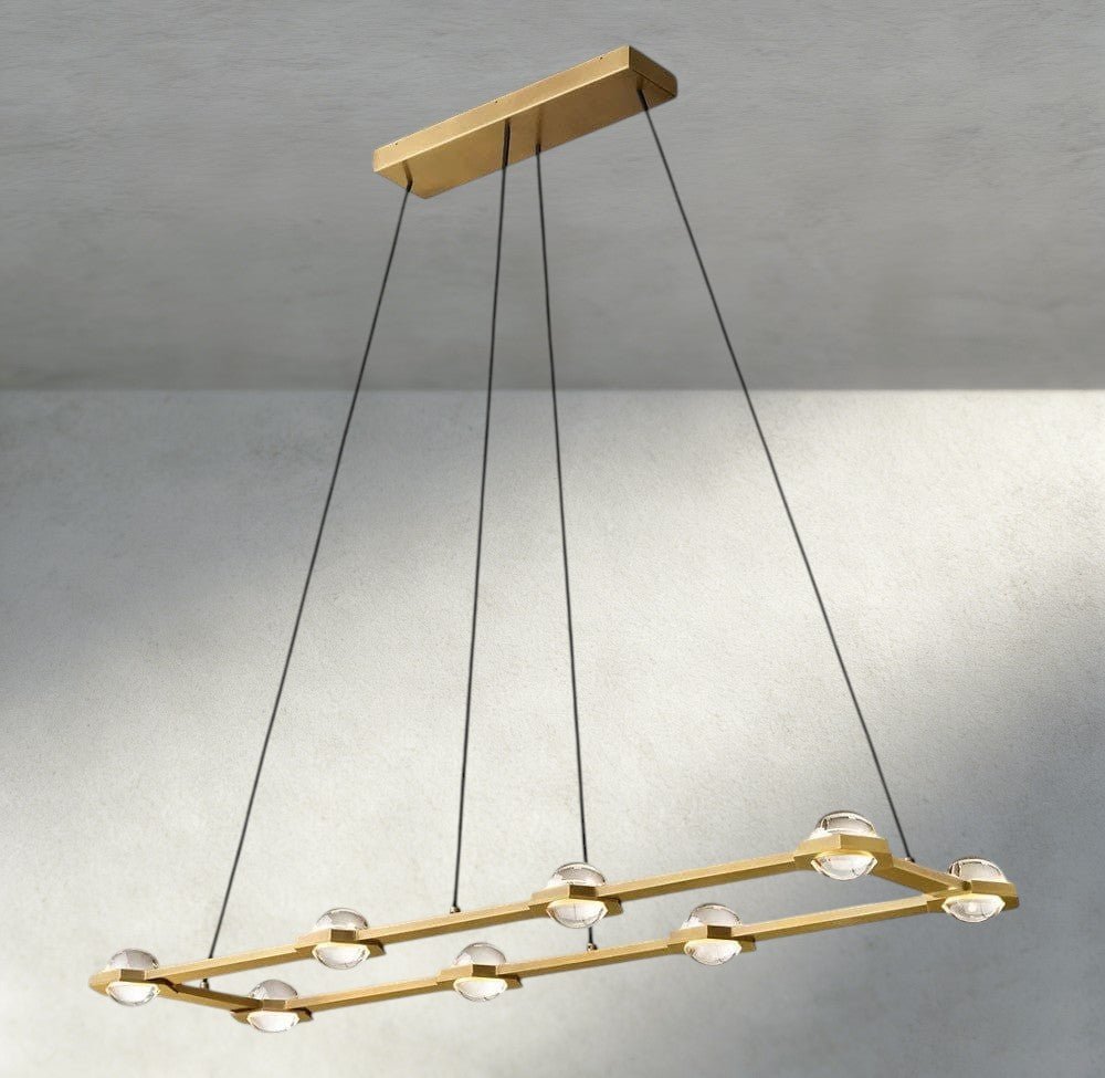 Electant Rectangular Chandelier 54", 72" - Zelno