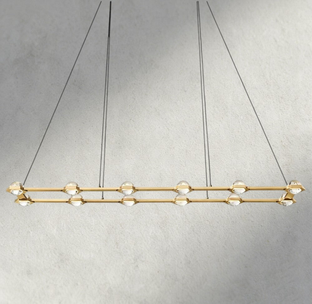 Electant Rectangular Chandelier 54", 72" - Zelno