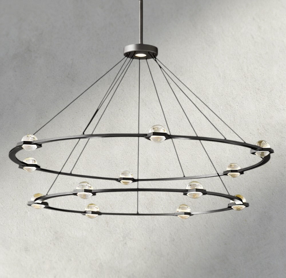 Electant Round Chandelier 36", 48", 60", Two-Tied 60" - Zelno