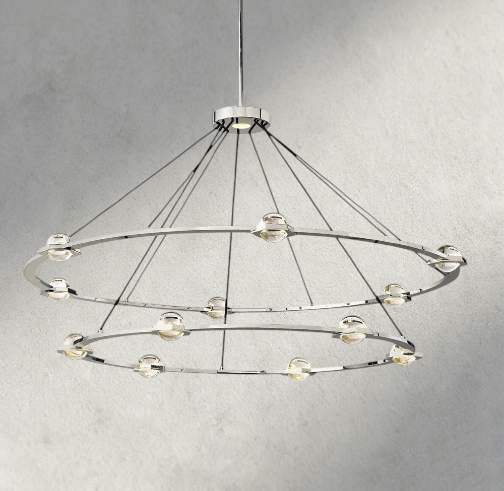 Electant Round Chandelier 36", 48", 60", Two-Tied 60" - Zelno