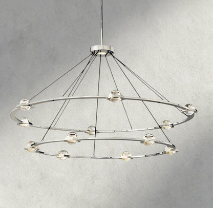 Electant Round Chandelier 36", 48", 60", Two-Tied 60" - Zelno
