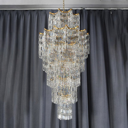 Elegant Crystal Chandelier for Duplex Villas - Zelno