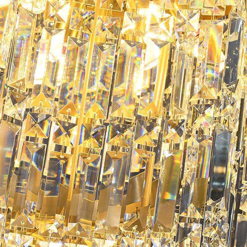 Elegant Crystal Chandelier for Duplex Villas - Zelno Lighting