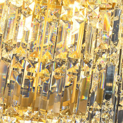 Elegant Crystal Chandelier for Duplex Villas - Zelno Lighting