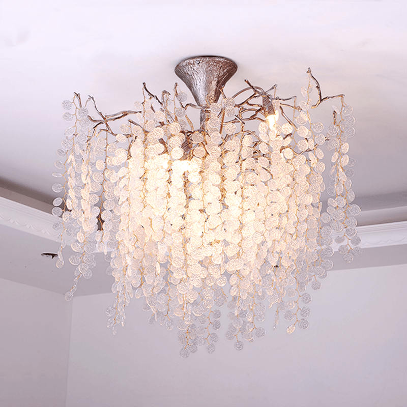 Ellie Modern Crystal Branch Chandelier - Zelno Lighting