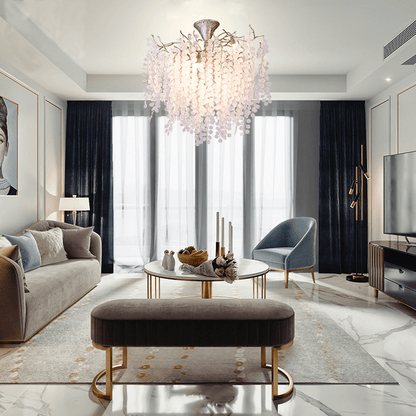 Ellie Modern Crystal Branch Chandelier - Zelno Lighting