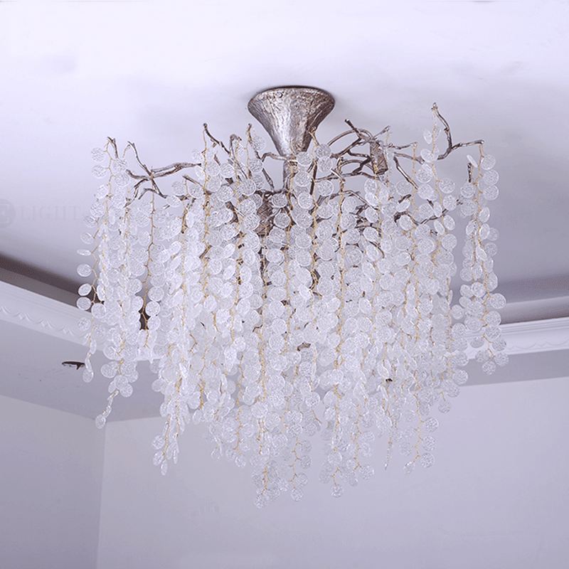Ellie Modern Crystal Branch Chandelier - Zelno Lighting