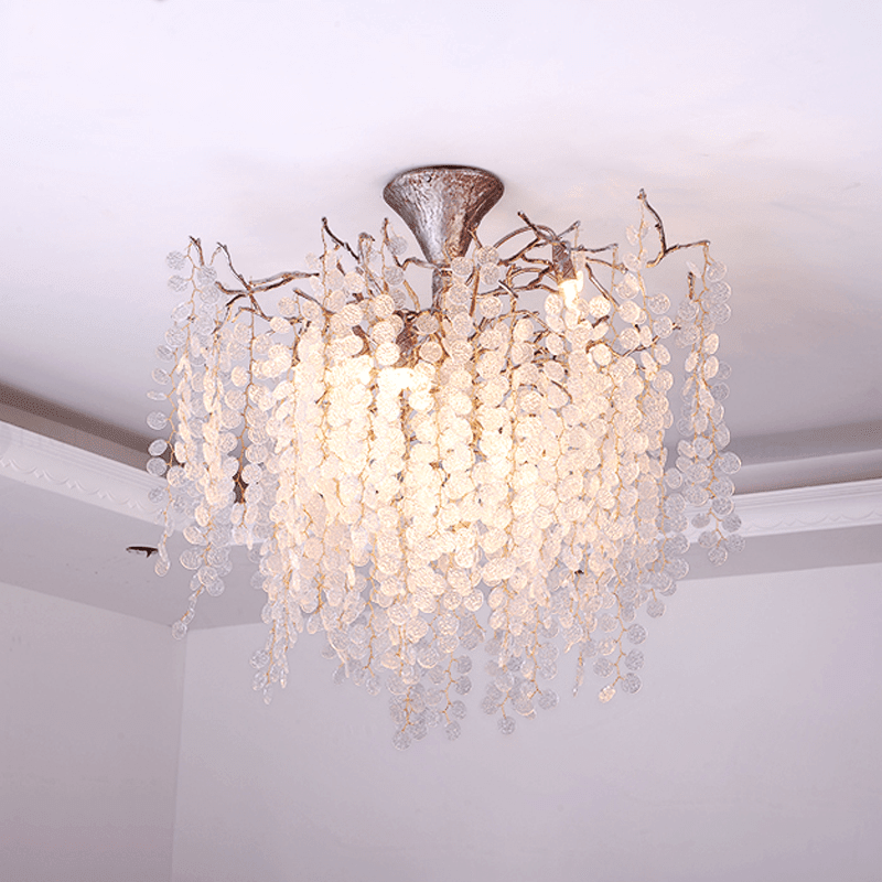 Ellie Modern Crystal Branch Chandelier - Zelno Lighting