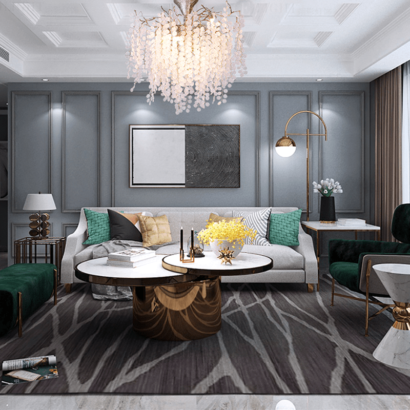 Ellie Modern Crystal Branch Chandelier - Zelno Lighting