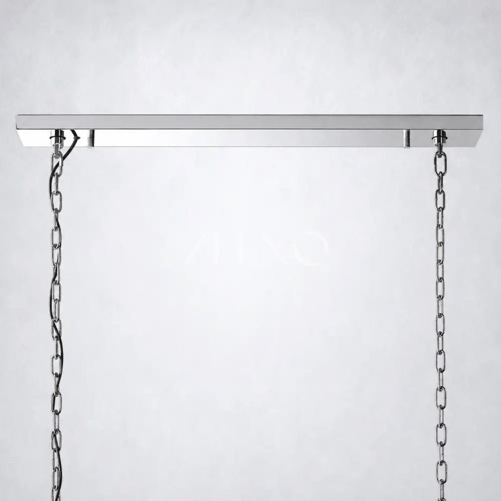 Ellington Alabaster Rectangular Chandelier 54" - Zelno