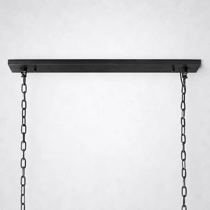 Ellington Alabaster Rectangular Chandelier 74" - Zelno