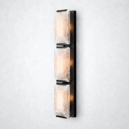 Ellington Alabaster Triple Sconce - Zelno