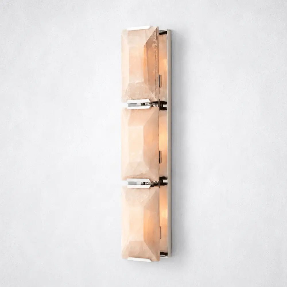 Ellington Alabaster Triple Sconce - Zelno